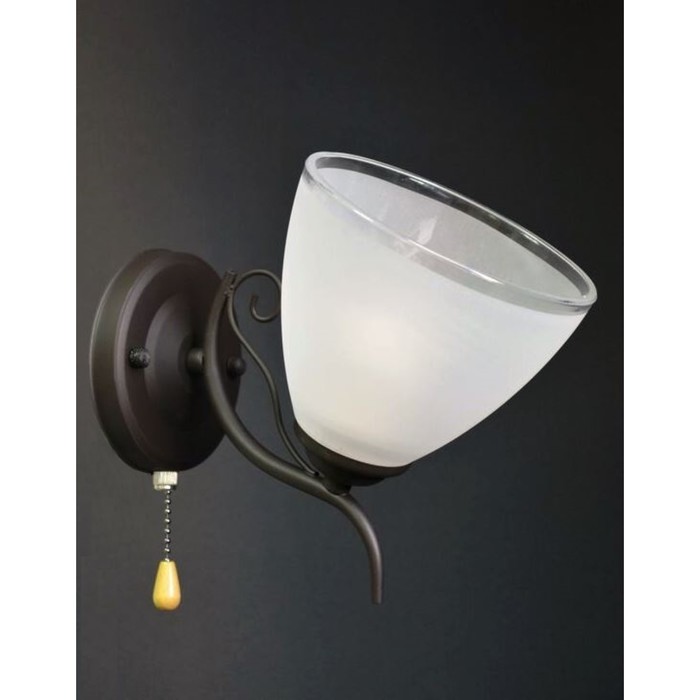 Бра "Сюзанна" 1x40Вт E27 коричневый 19x13x20см