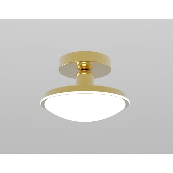 Светильник "Фара" 1x12Вт LED золото 18x18x14,5см