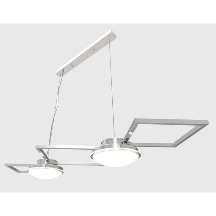 Люстра подвес "Путь света" 2x12Вт LED хром 106x36x92см