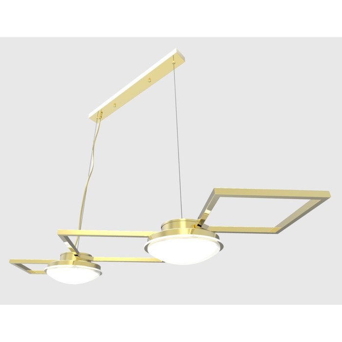 Люстра подвес "Путь света" 2x12Вт LED золото 106x36x92см