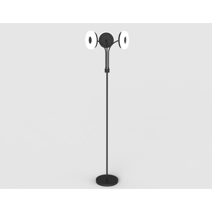 Торшер "Лоск света" 3x12Вт LED черный 31x31x168,5см