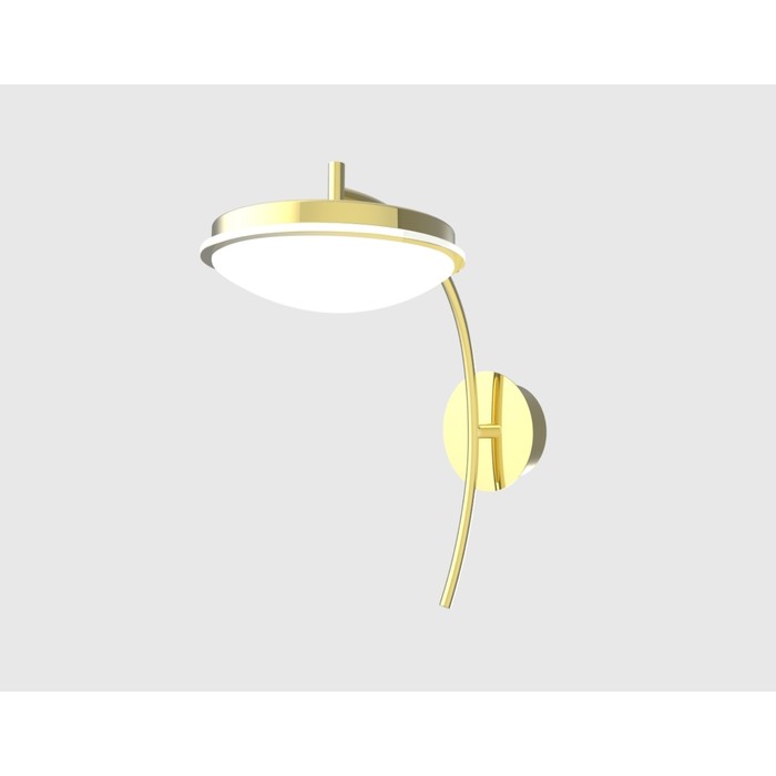 Бра "Чаша" 1x12Вт LED золото 27,5x18x33см