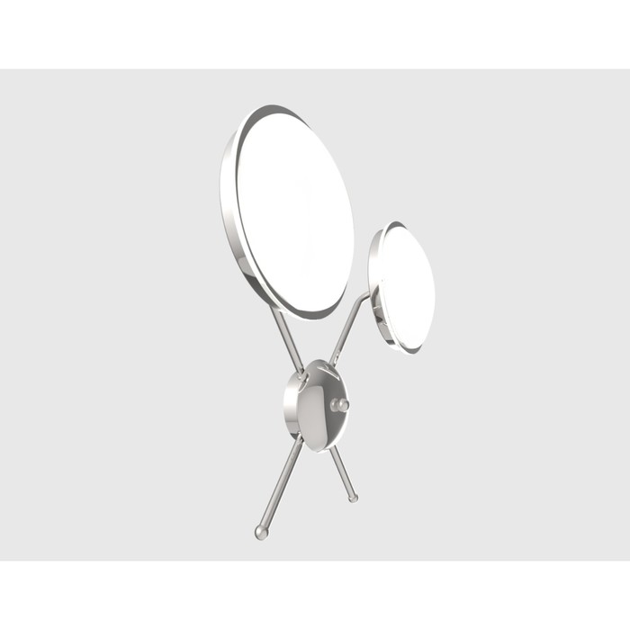 Бра "Чашы" 2x12Вт LED хром 18x12x36,5см