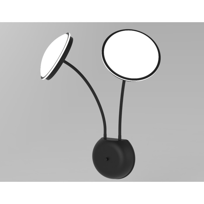 Бра "Чашы" 2x12Вт LED черный 20x20x41,5см