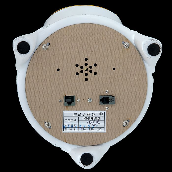 Ретро-телефон "Цветочные мотивы"