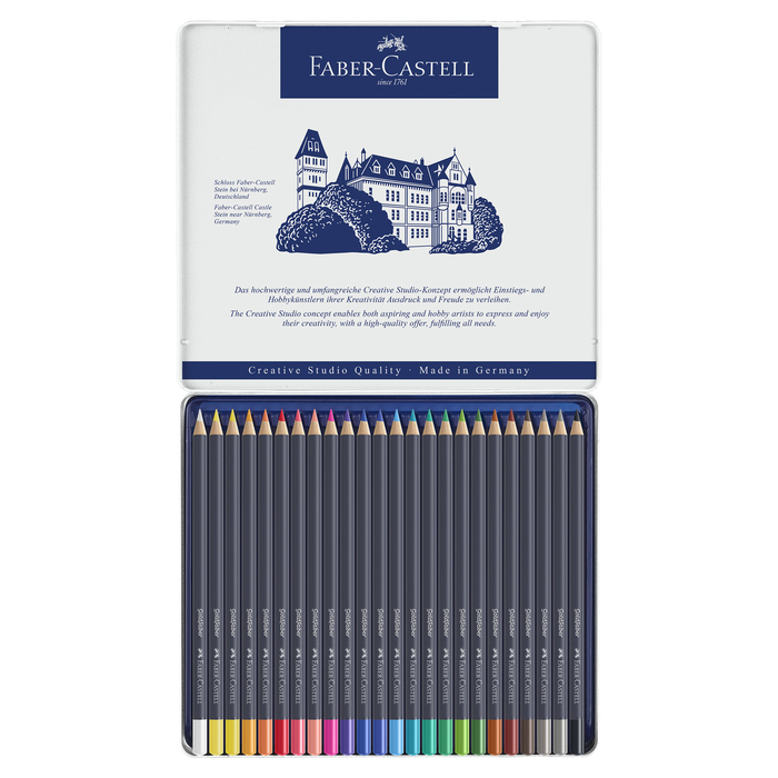Карандаши художественные цветные Faber-Castell Goldfaber  24цв, м.к 114724