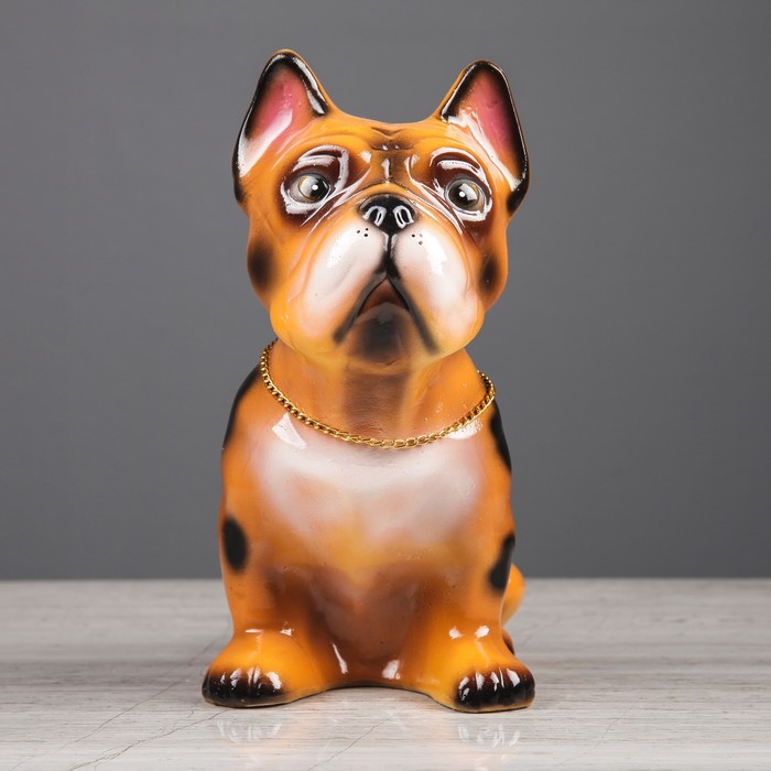 Копилка "Собака Бульдог французский", глянец