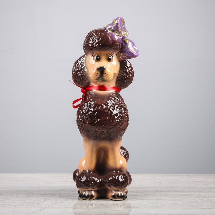 Копилка "Собака Пудель", глянец