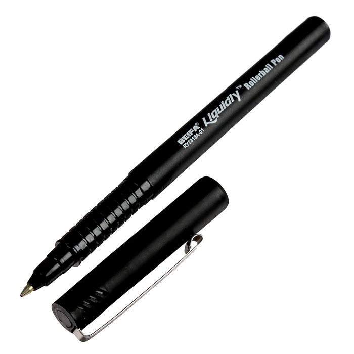 Ручка-роллер Beifa, узел 0.7мм, чернила черные, матовый корпус