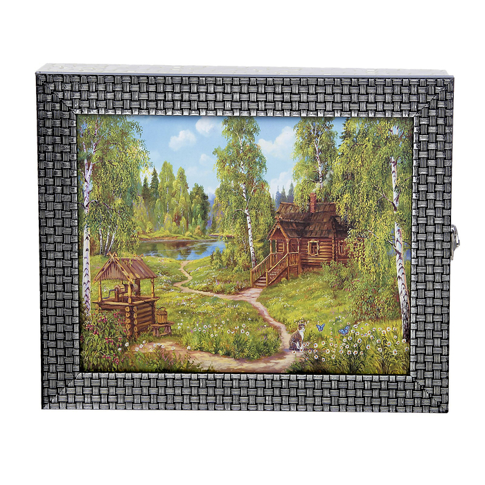 Ключница "Тропинка к дому" багет  24х29х5 см