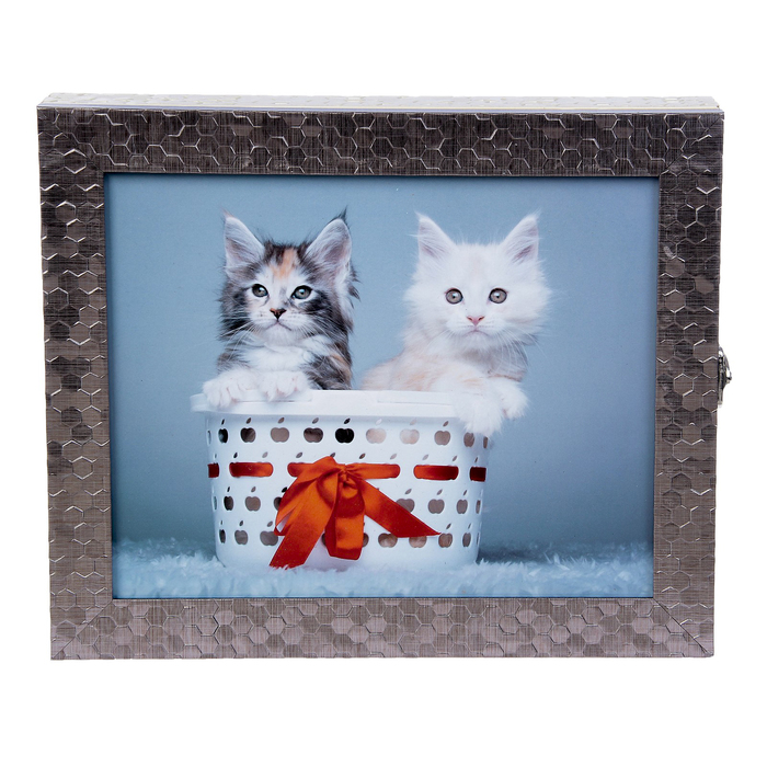 Ключница "Котятки" багет 25х30х5 см