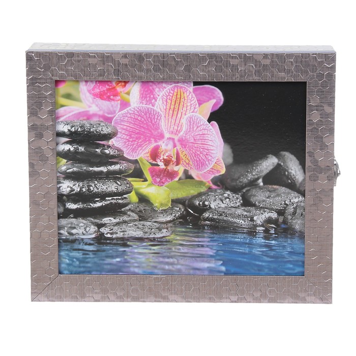 Ключница  "Орхидея" багет 25х30х5 см