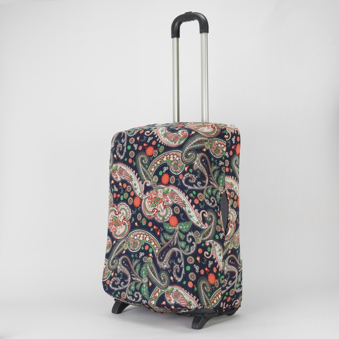 Чехол для чемодана 24", цвет зелёный/синий