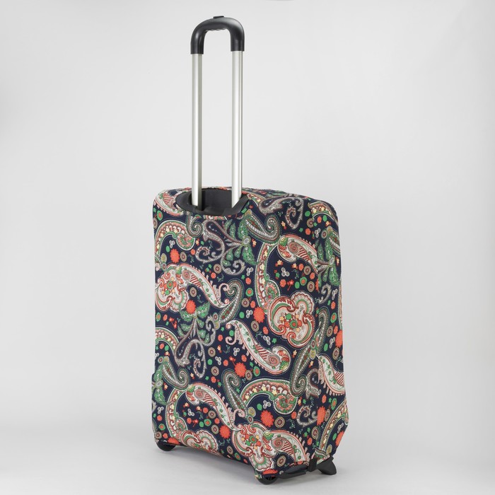 Чехол для чемодана 24", цвет зелёный/синий