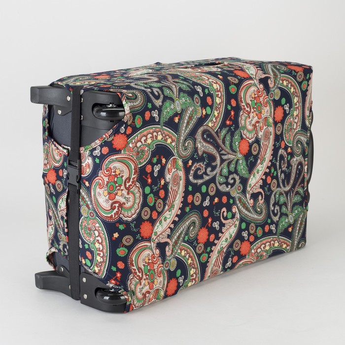 Чехол для чемодана 24", цвет зелёный/синий