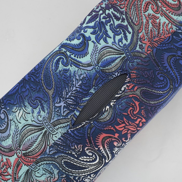 Чехол для чемодана 20", цвет синий/узоры