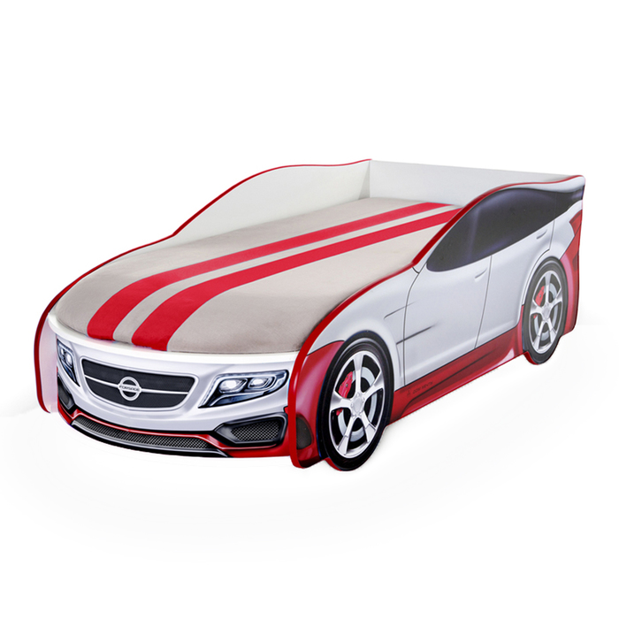 Кровать-машина "Форсаж мини", красная