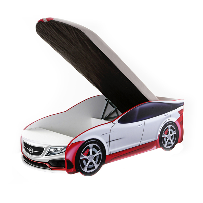 Кровать-машина "Форсаж мини", красная