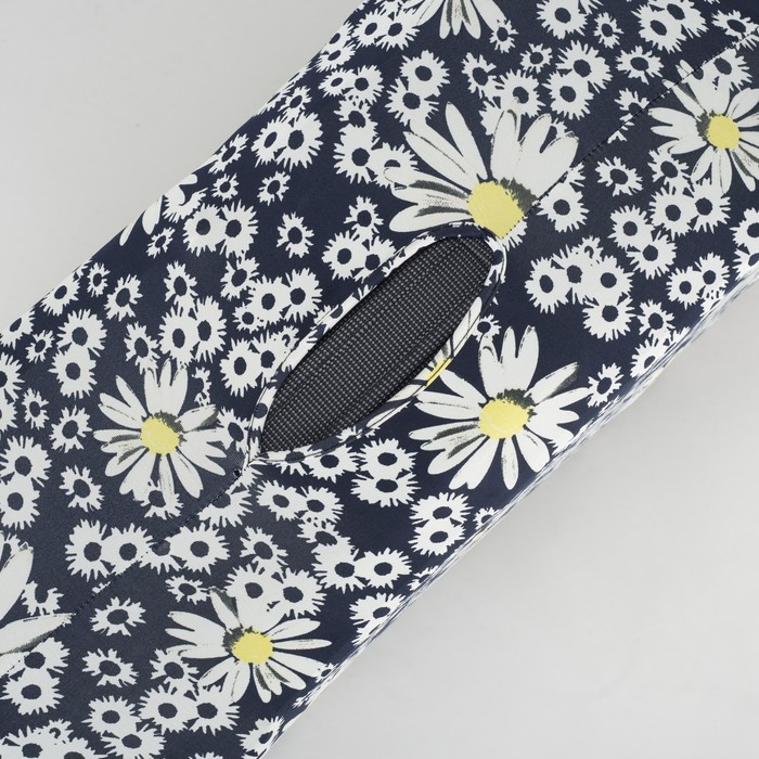 Чехол для чемодана 24" «Ромашки», цвет синий