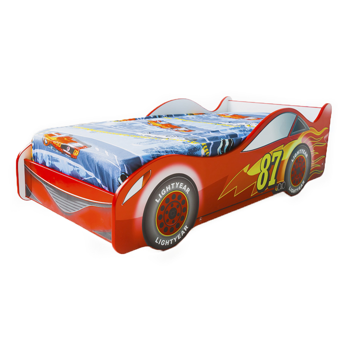 Кровать-машина "Стрела", красная