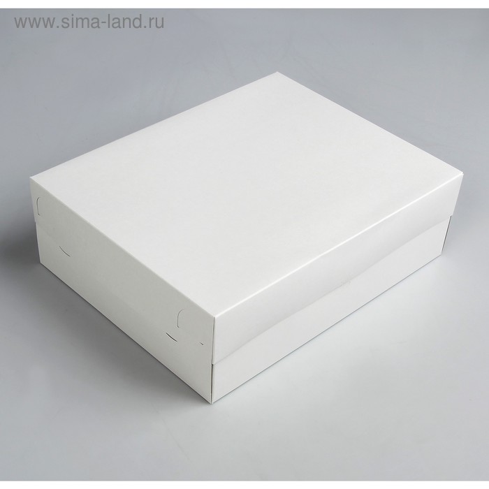 Упаковка на 12 капкейков, белая, 32,5 х 25,5 х 10 см упаковка на 6 капкейков без окна белая 25x17x10 см в упаковке шт 5