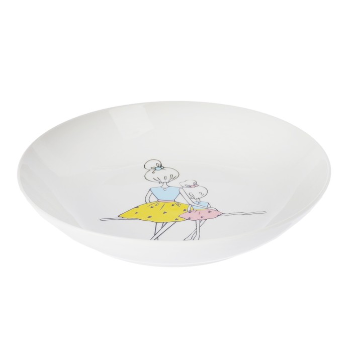 Тарелка глубокая 20 см "Мама", 250 мл