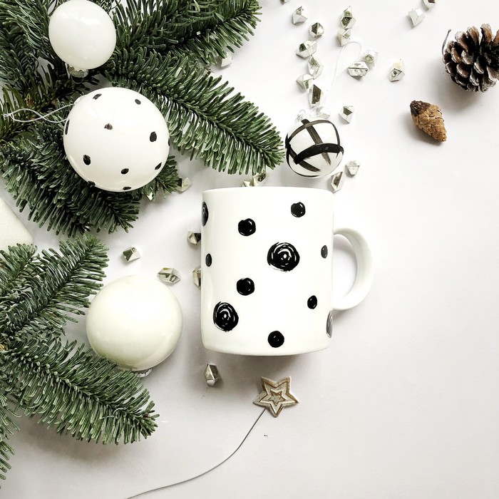 Кружка 300 мл "Горох"