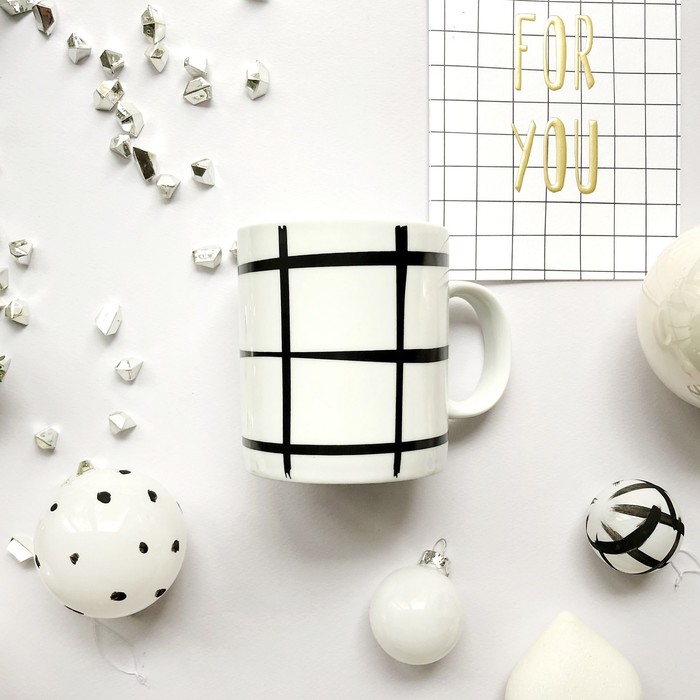 Кружка 300 мл "Клетка"