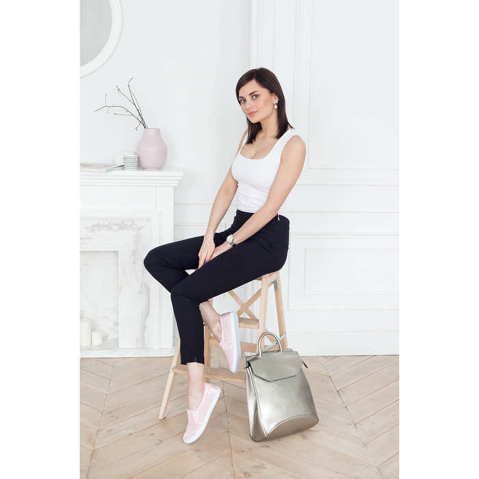 Кеды женские арт. 4018-3, цвет розовый, размер 37