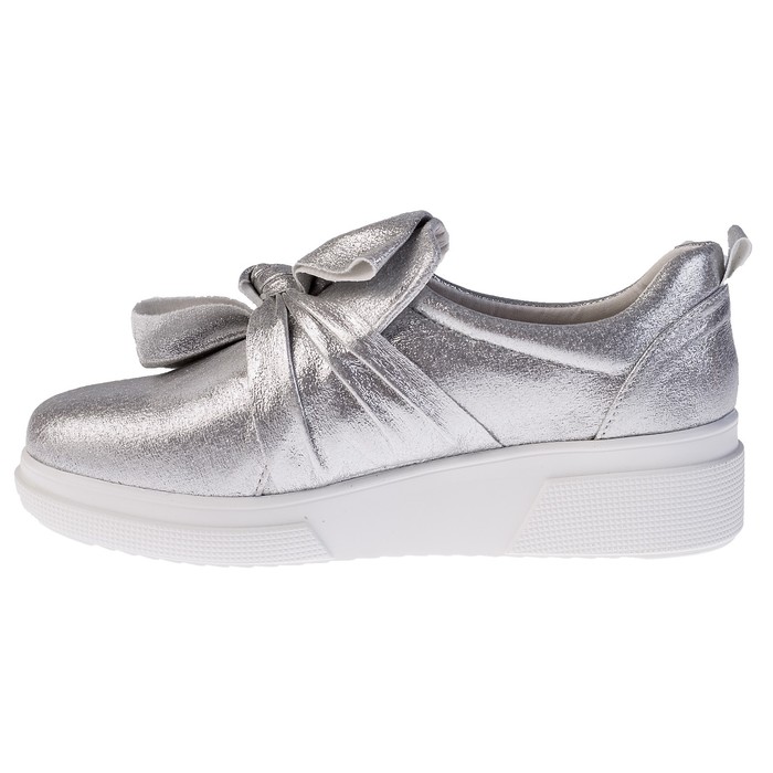 Слипоны женские арт. D-04, цвет серебро, размер 41