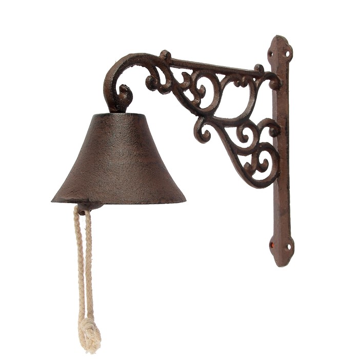 Колокол сувенирный металл "Завитки" 20х22х9,5 см