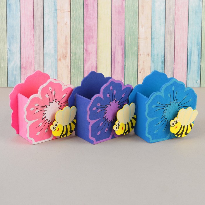 Карандашница "Весёлые пчёлки", МИКС