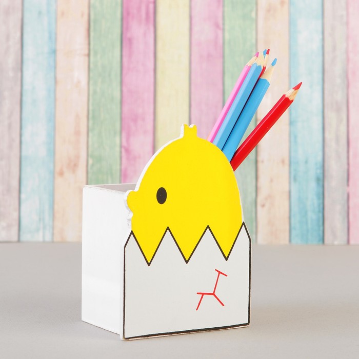 Карандашница "Милые зверята", МИКС