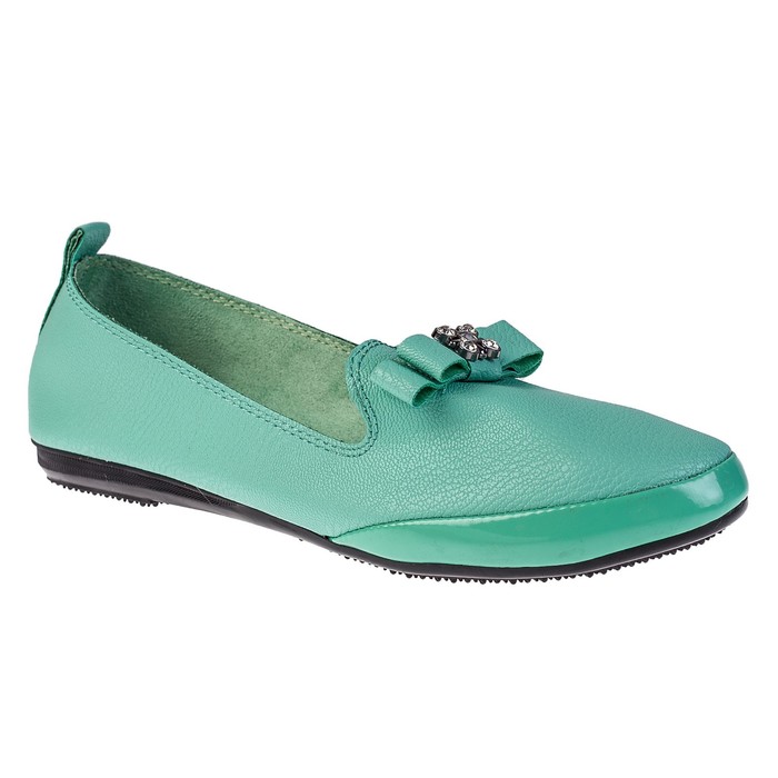 Балетки женские арт. M45, цвет зеленый, размер 36