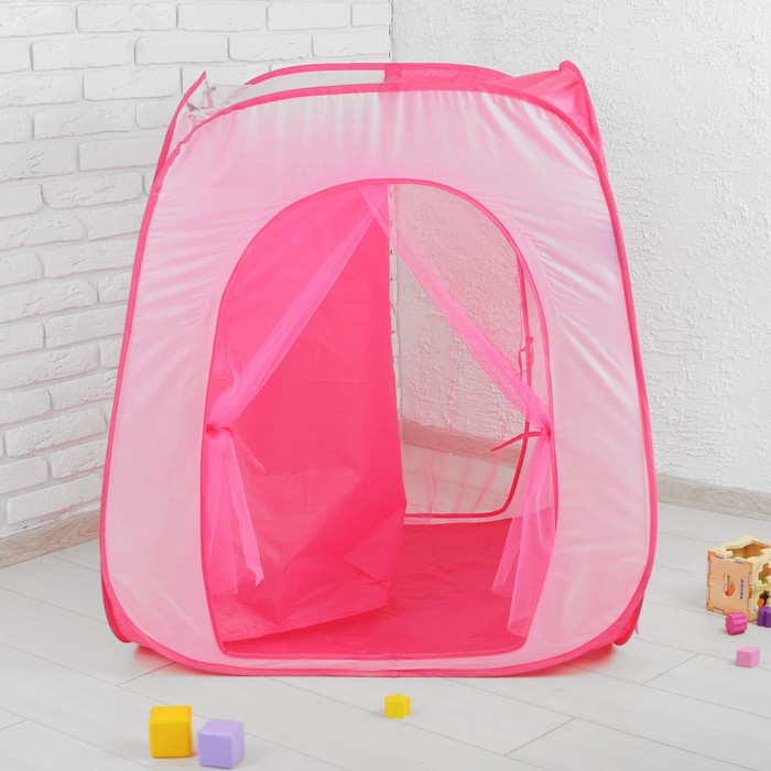 Палатка детская игровая "Розовый домик"