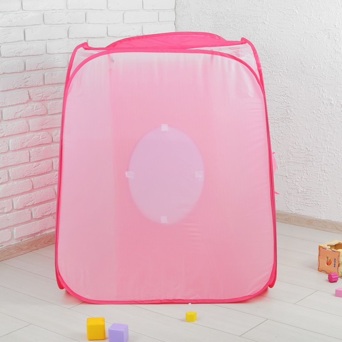 Палатка детская игровая "Розовый домик"