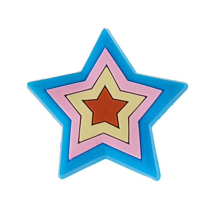 Ручка-кнопка детская KID 007, "Звездочка 1", резиновая