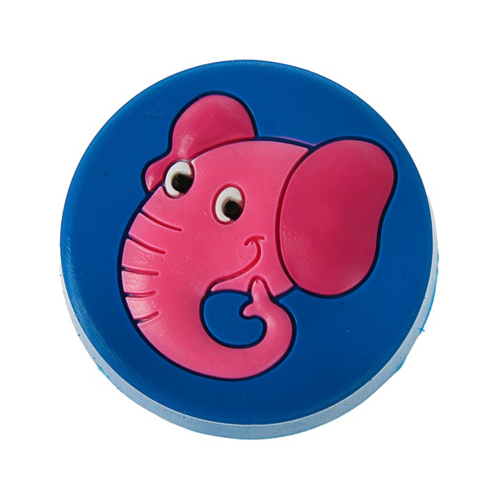Ручка-кнопка детская KID 015, "Слоненок", резиновая