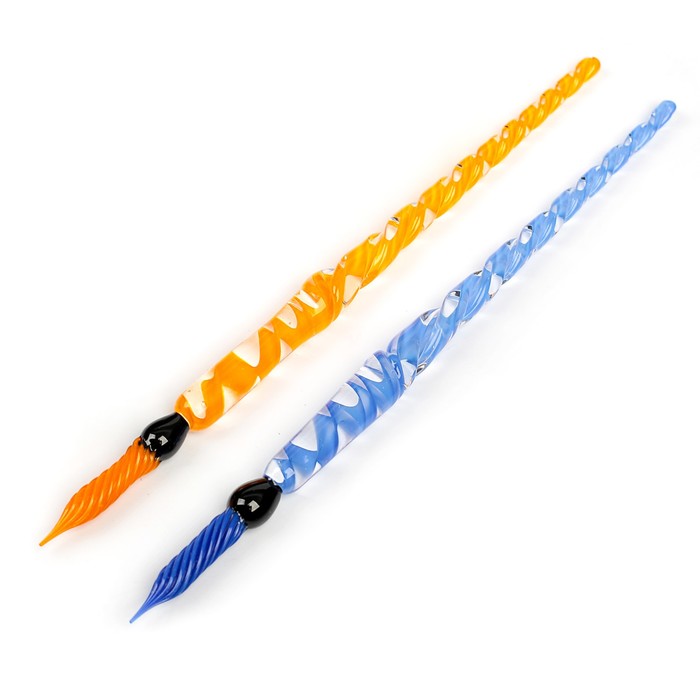 Ручка стеклянная для каллиграфии МИКС в подарочной коробке