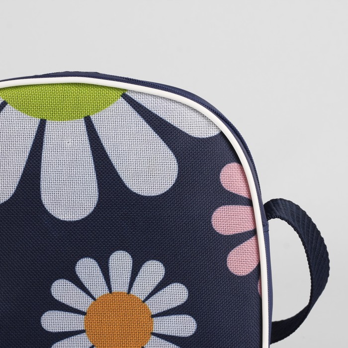 Сумка детская на молнии, 1 отдел, наружный карман, цвет синий