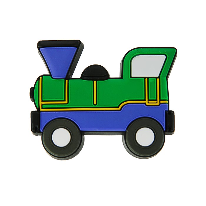 Ручка-кнопка детская KID 044, "Паровозик 1", резиновая