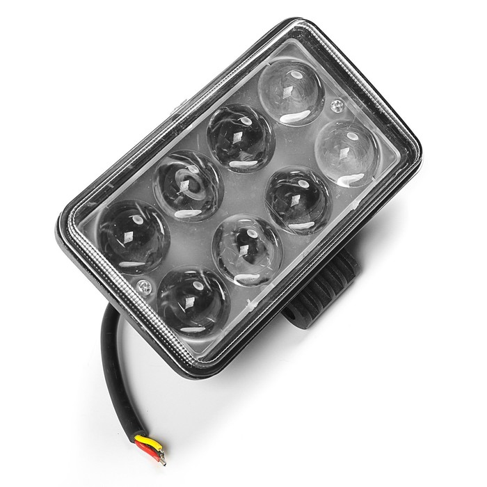 цена Противотуманная фара, 12 В, 8 LED, IP67, 6000 К, направленный свет