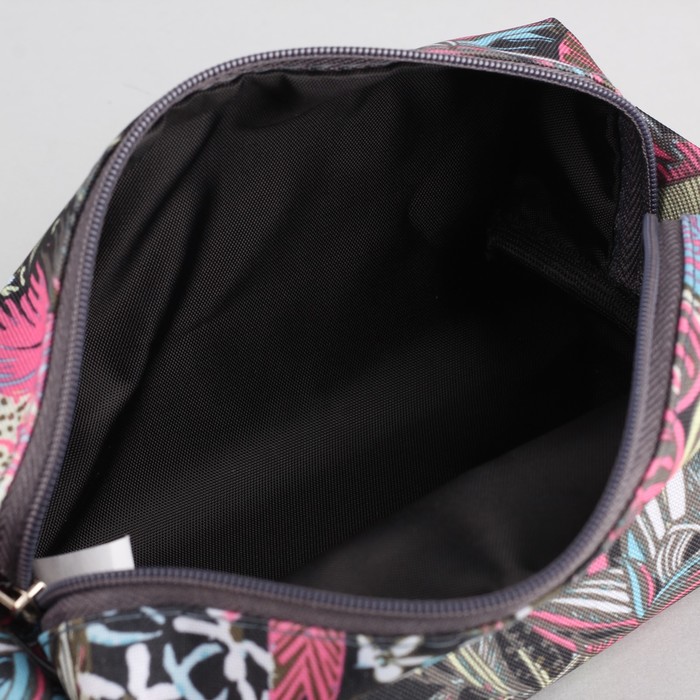 Косметичка дорожная «Перья», отдел на молнии