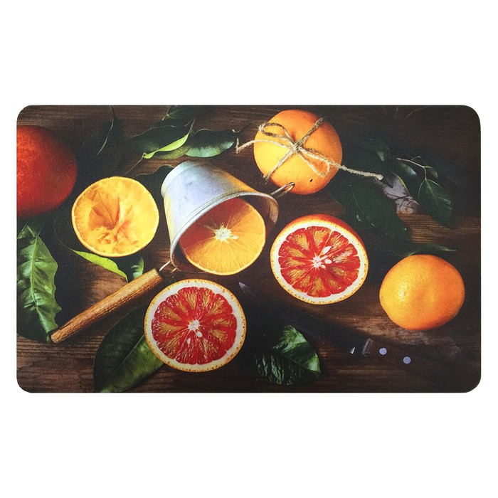 Коврик для кухни "Апельсины" 45х75 см