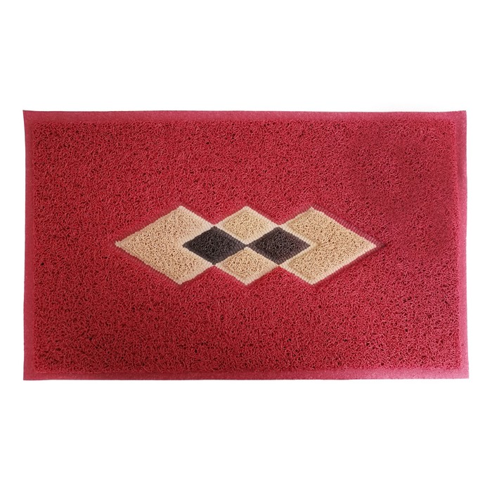 Коврик "Spongy" Ромбы 45х75 см, цвет МИКС