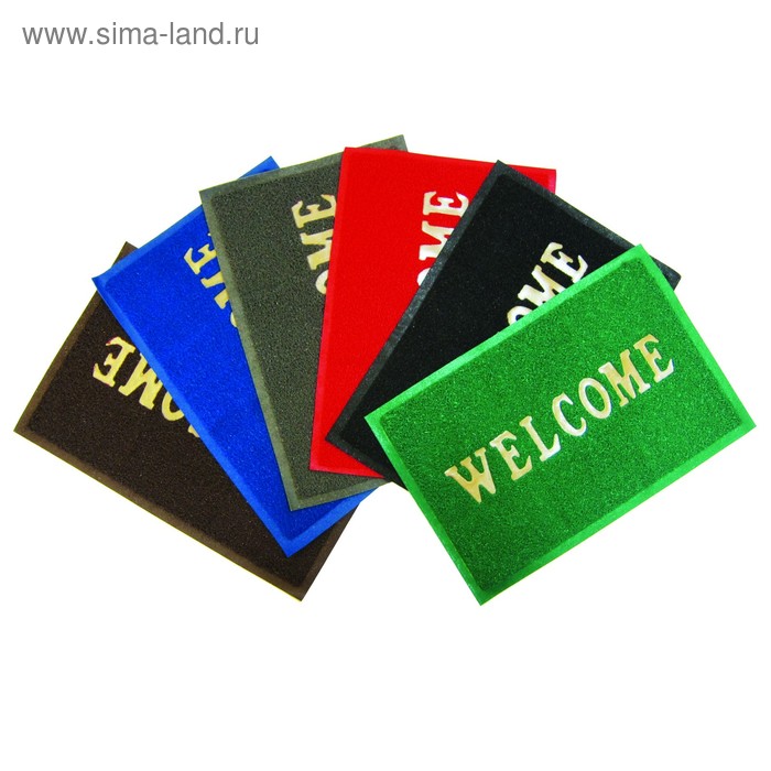 фото Коврик "spongy" welcome 50х80 см, цвет серый sunstep