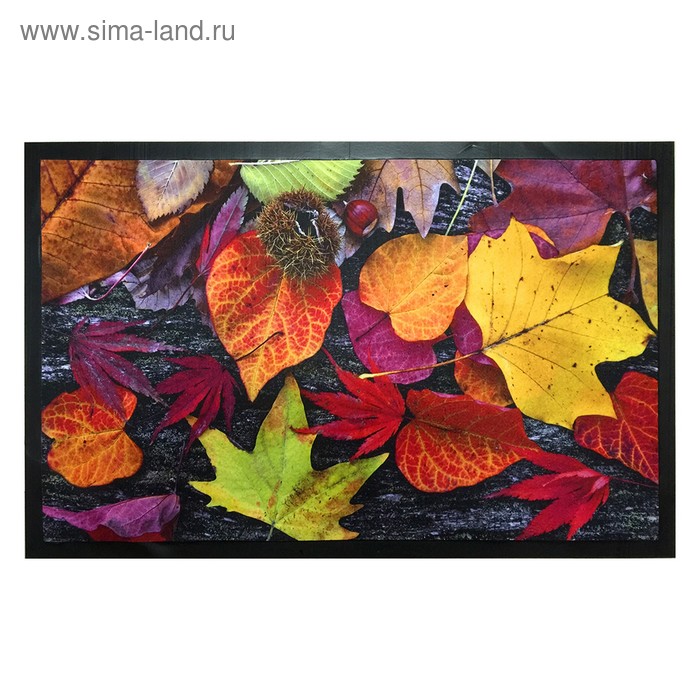 Коврик интерьерный Осенний 45х75 см коврик интерьерный для ступеней латекс 25х65 см коричневый