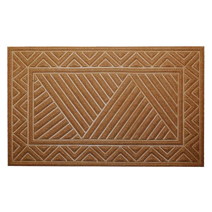 Коврик полипропиленовый 45х75 см, цвет бежевый