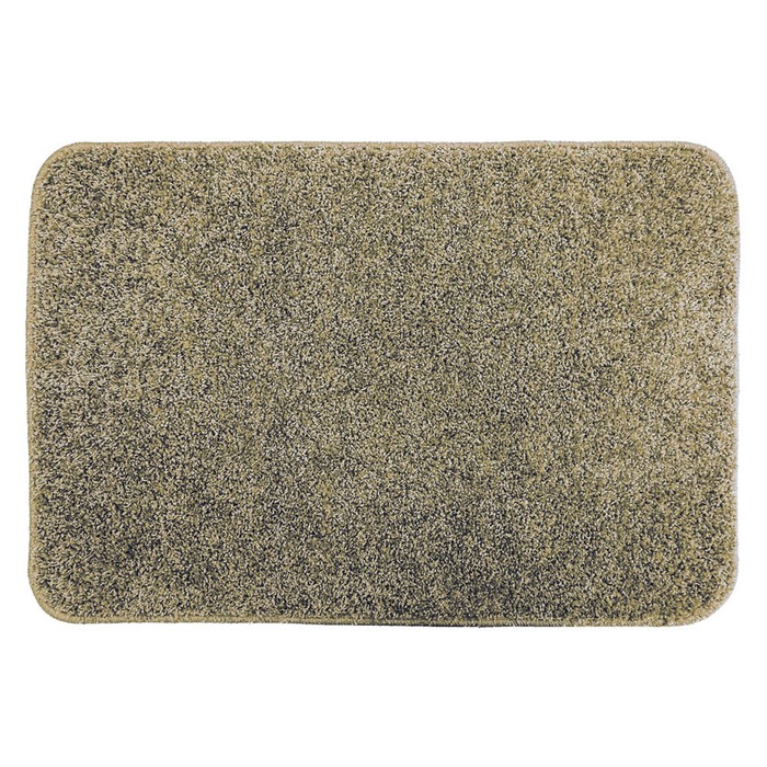 Коврик ворсовый "Каролина" 80х150 см, цвет бежевый