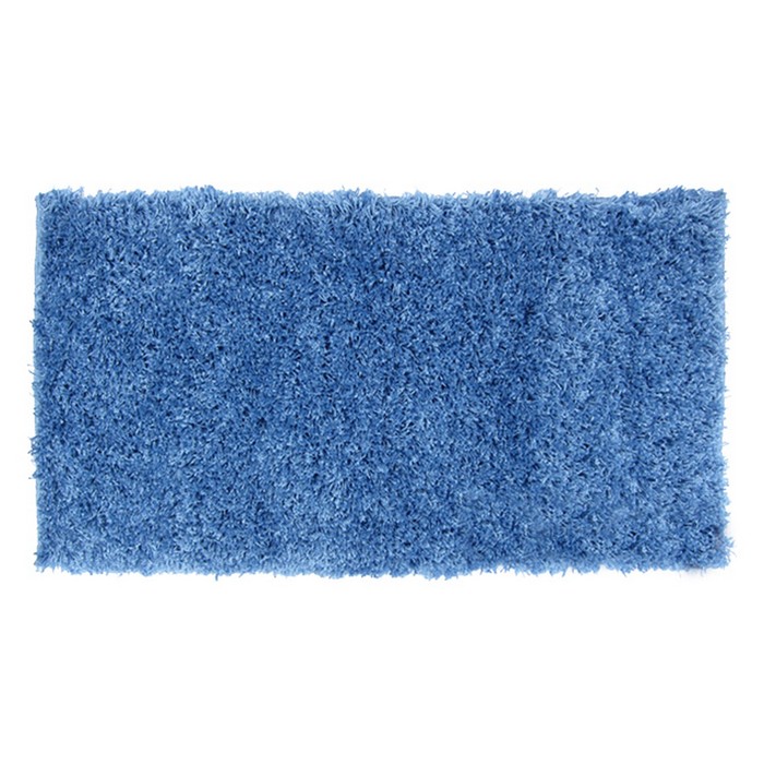 Коврик домашний 120 х 170 см, цвет ворс 4 см, цвет синий